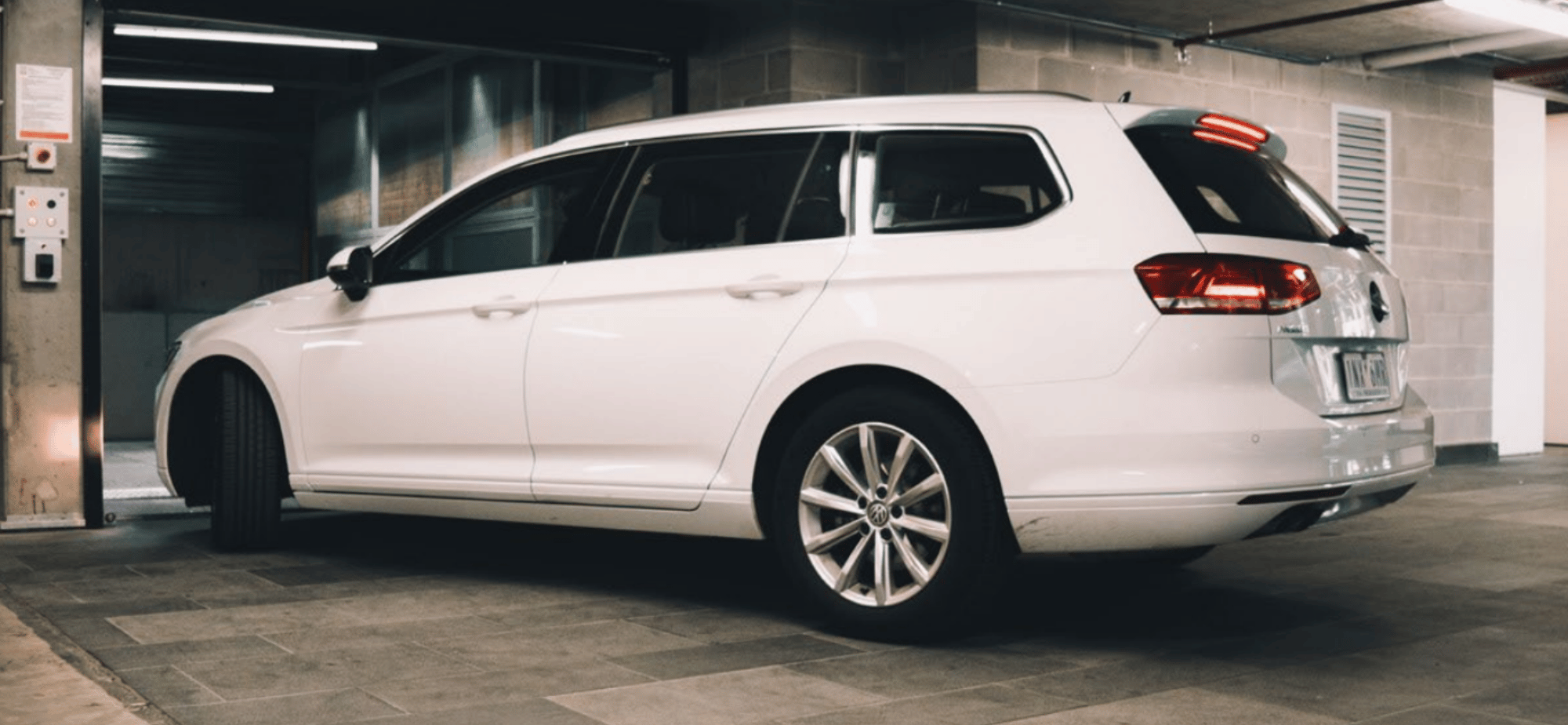 Car lift for space-efficient high-end residential parking