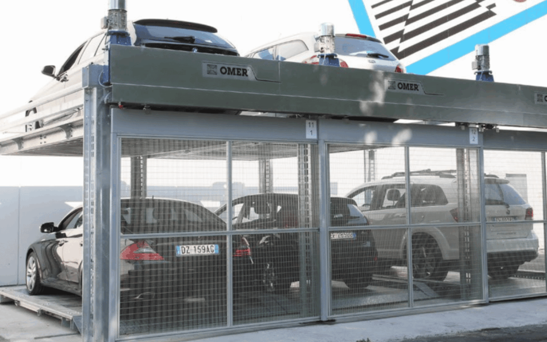 Semi-automatic car parking system for space-efficient vehicle parking